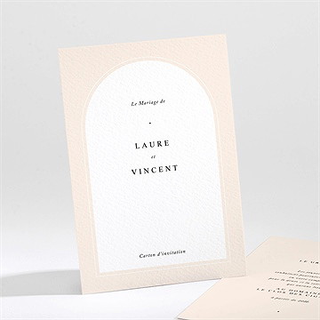 Carton d'invitation mariage volupté