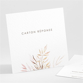 Carton réponse mariage l'arche