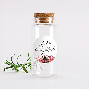 Mignonette mariage bordeaux sticker