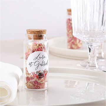 Mignonette mariage bordeaux sticker - Mise en situation