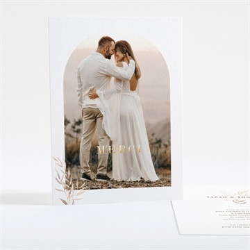 Remerciement mariage l'arche