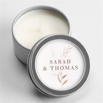 Bougie mariage l'arche argent