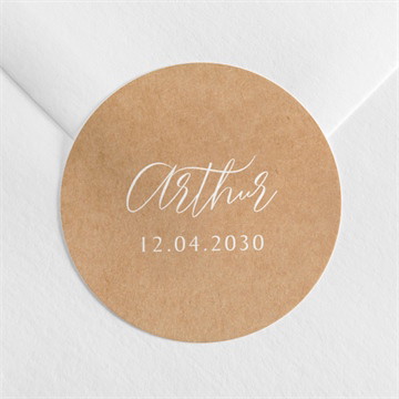 Sticker naissance symétrie