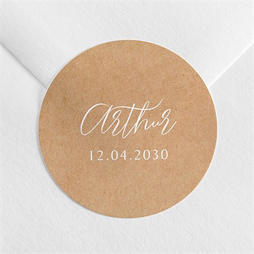 Sticker naissance symétrie