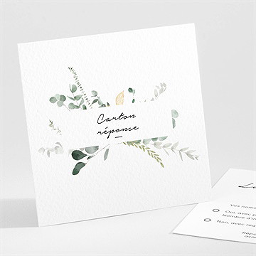 Carton réponse mariage pastel
