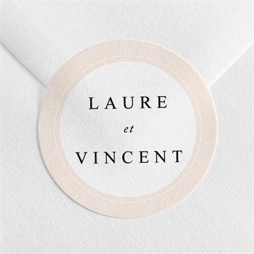 Sticker mariage volupté argent