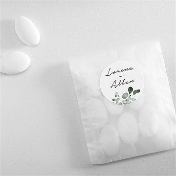 Sticker mariage pastel - Mise en situation