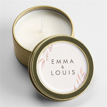 Bougie mariage notre lien or