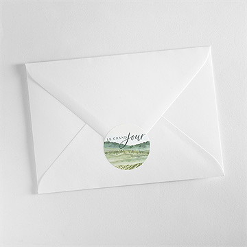 Sticker mariage vigne - Mise en situation