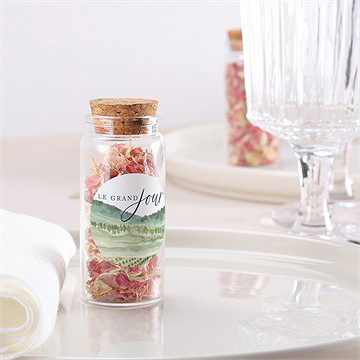 Mignonette mariage vigne sticker - Mise en situation