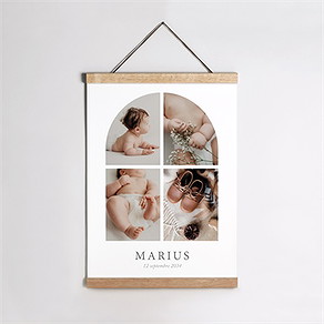 Affiche naissance fenêtre sur la vie