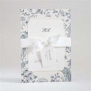Faire-part mariage tropiques