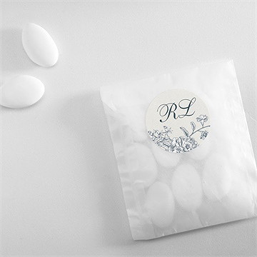 Sticker mariage tropiques - Mise en situation