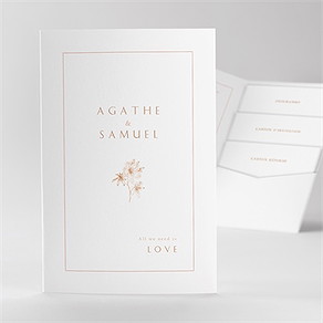 Faire-part mariage passionnément pocketfold