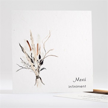 Remerciement mariage pampa