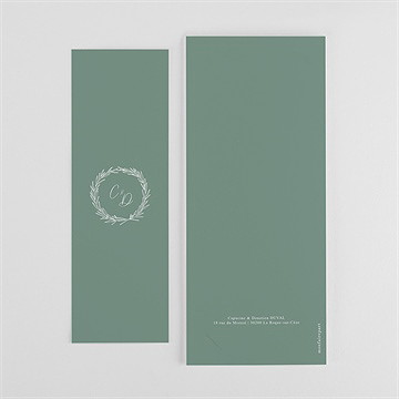 Remerciement mariage tout pour toi - Dos du faire-part