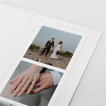 Remerciement mariage tout pour toi - Détail du faire-part