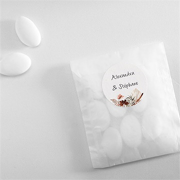 Sticker mariage pampa - Mise en situation