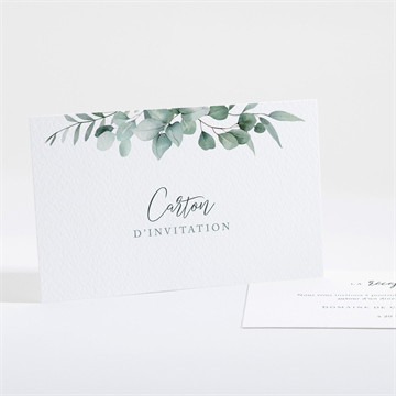 Carton d'invitation mariage lyrisme