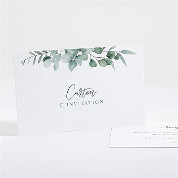 Carton d'invitation mariage lyrisme