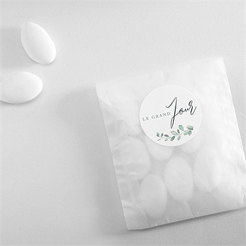 Sticker mariage lyrisme - Mise en situation