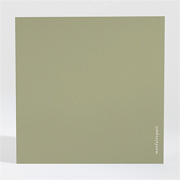 Carton réponse mariage fleuri - Dos du carton