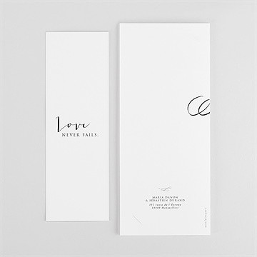 Faire-part mariage elle a dit oui photomaton - Dos du faire-part