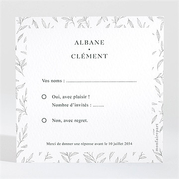 Carton réponse mariage toi c'est moi