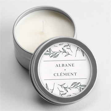 Bougie mariage toi c'est moi argent