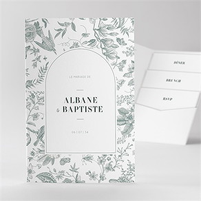 Faire-part mariage sculpture pocketfold