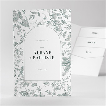 Faire-part mariage sculpture pocketfold