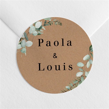 Sticker mariage encapsulés