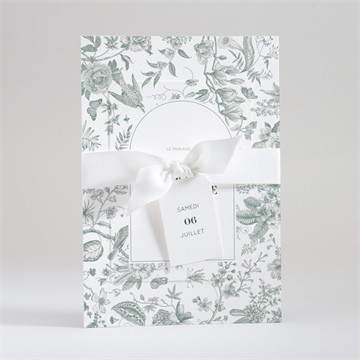 Faire-part mariage sculpture superposition