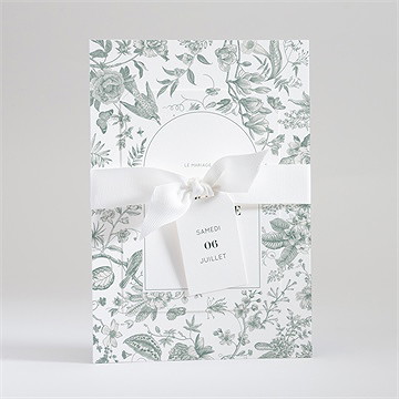 Faire-part mariage sculpture superposition