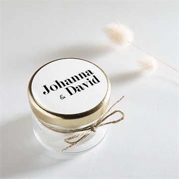 Sticker mariage tendance - Mise en situation