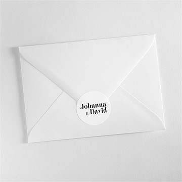 Sticker mariage tendance - Mise en situation