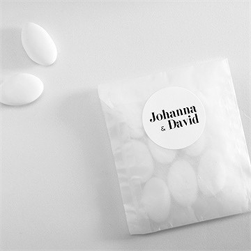 Sticker mariage tendance - Mise en situation