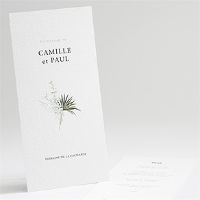 Menu mariage tropical