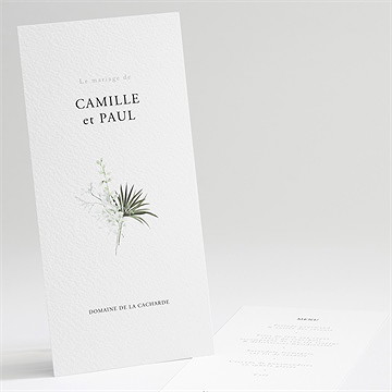 Menu mariage tropical