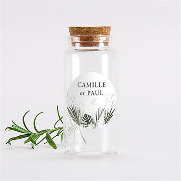 Mignonette mariage tropical sticker