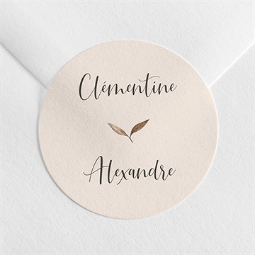 Sticker mariage virevoltant