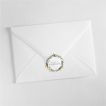 Sticker baptême l'hiver - Mise en situation