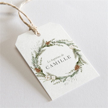 Etiquette baptême l'hiver