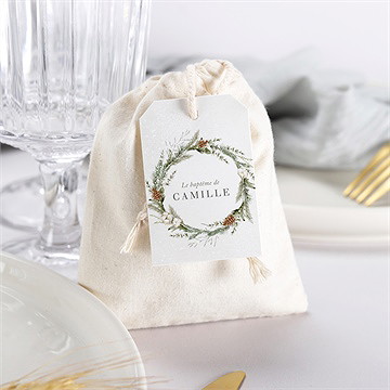 Pochon baptême l'hiver - Mise en situation