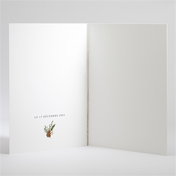 Livret de messe baptême l'hiver - Intérieur du livret