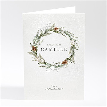 Menu baptême l'hiver