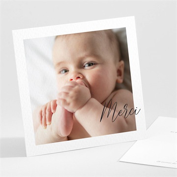 Remerciement naissance belle ebauche