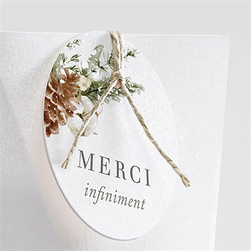 Boîte de dragées baptême l'hiver étui - Détail de la boîte