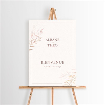 Panneau bienvenue poésie boheme