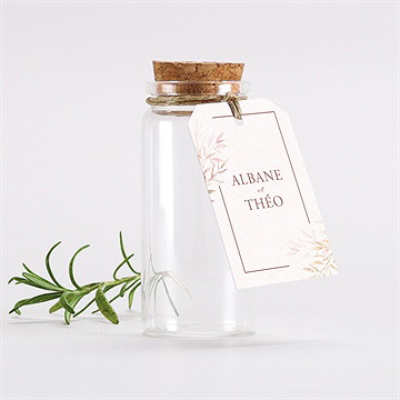 Mignonette mariage poésie boheme étiquette